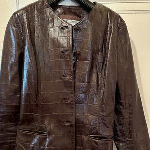 Women's Brown Leather Jacket